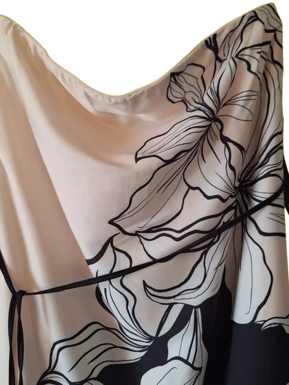 New Nicole Miller Strapless Floral Maxi Dress Size S Dark Romance - Picture 5 of 11